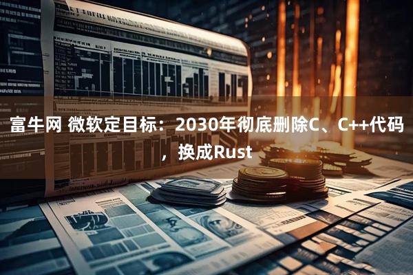 富牛网 微软定目标：2030年彻底删除C、C++代码，换成Rust